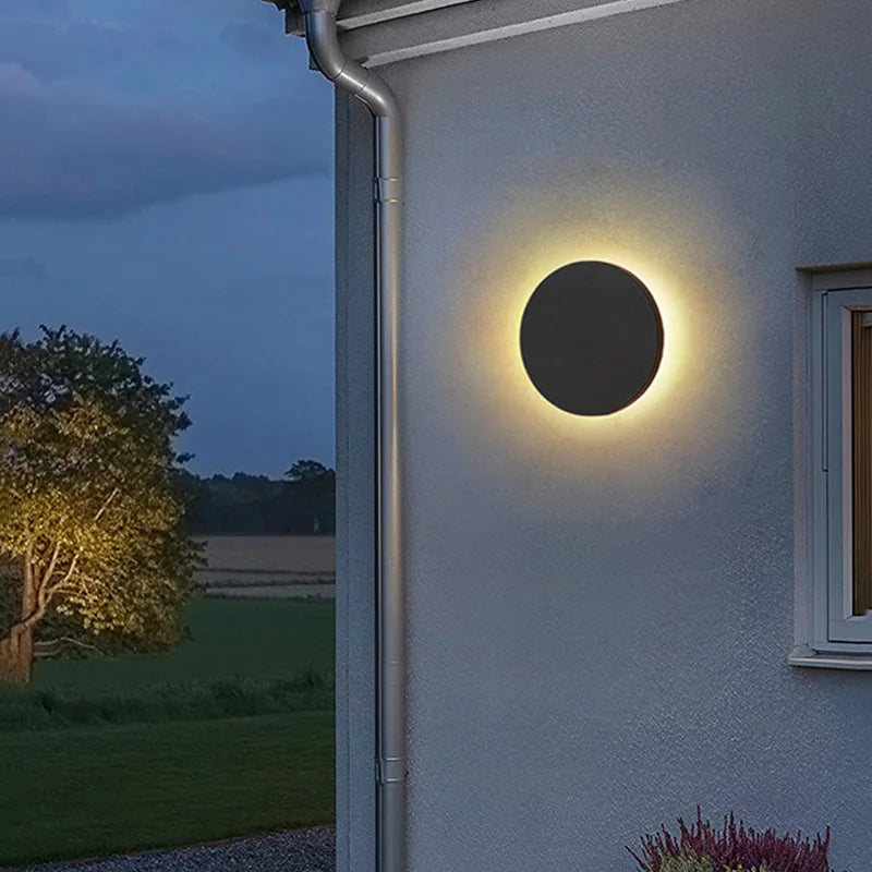 Nowoczesny kinkiet zewnętrzny LED IP65