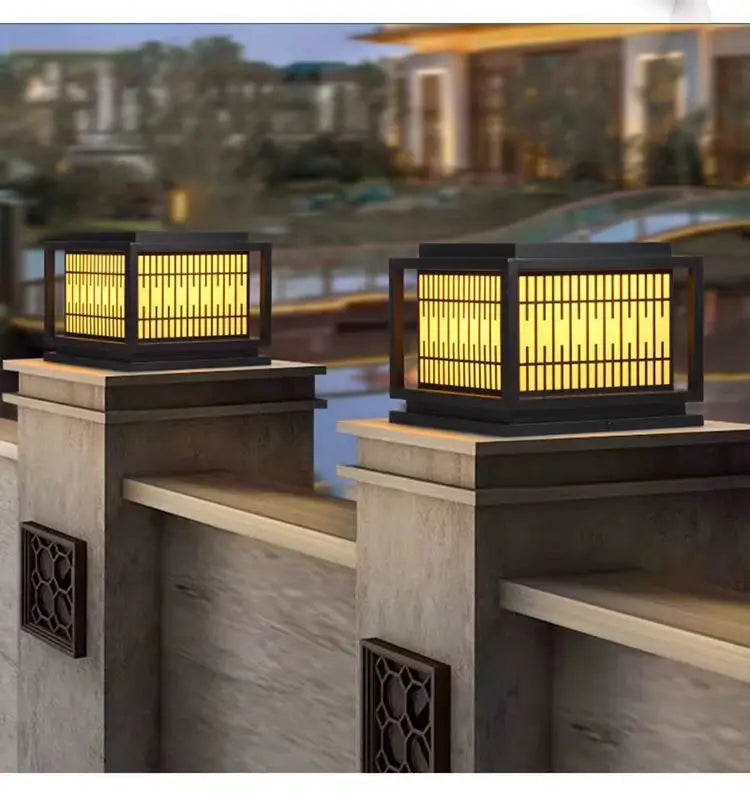 Nowoczesna lampa słupkowa LED do ogrodu