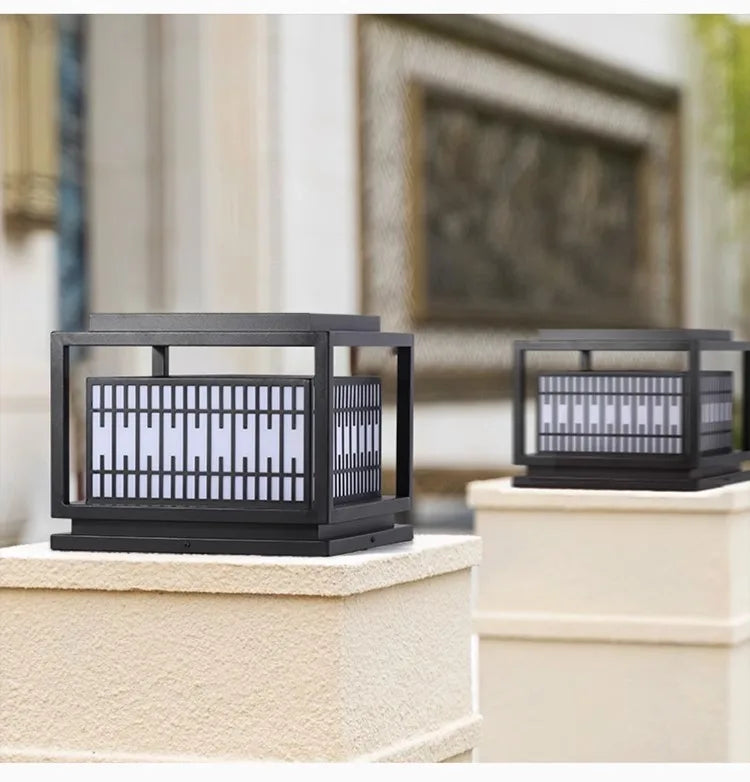 Nowoczesna lampa słupkowa LED do ogrodu
