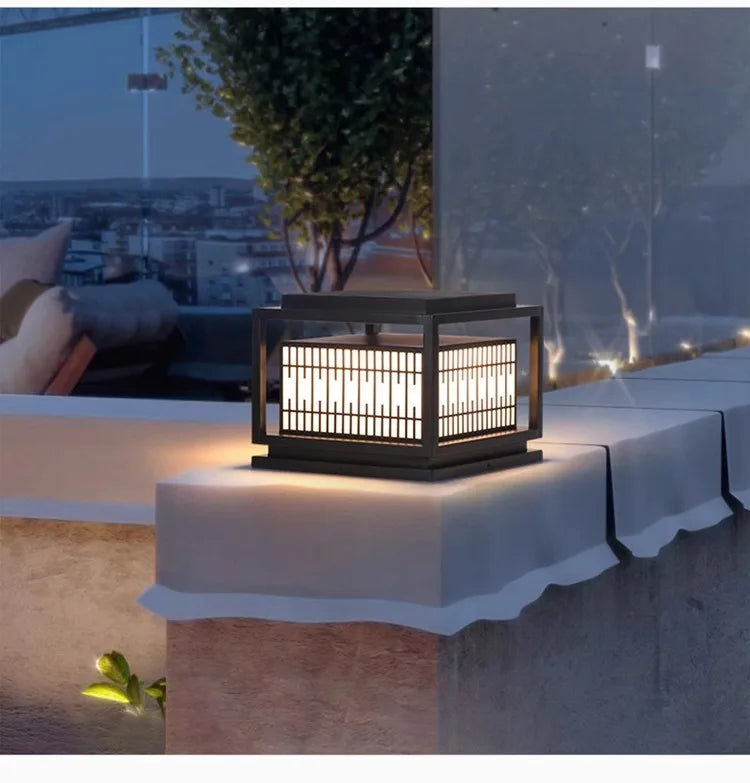 Nowoczesna lampa słupkowa LED do ogrodu