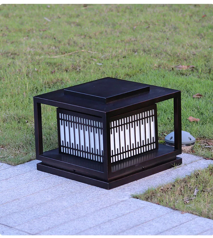 Nowoczesna lampa słupkowa LED do ogrodu