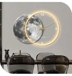 Eclipse | Dekoracja ścienna z zegarem