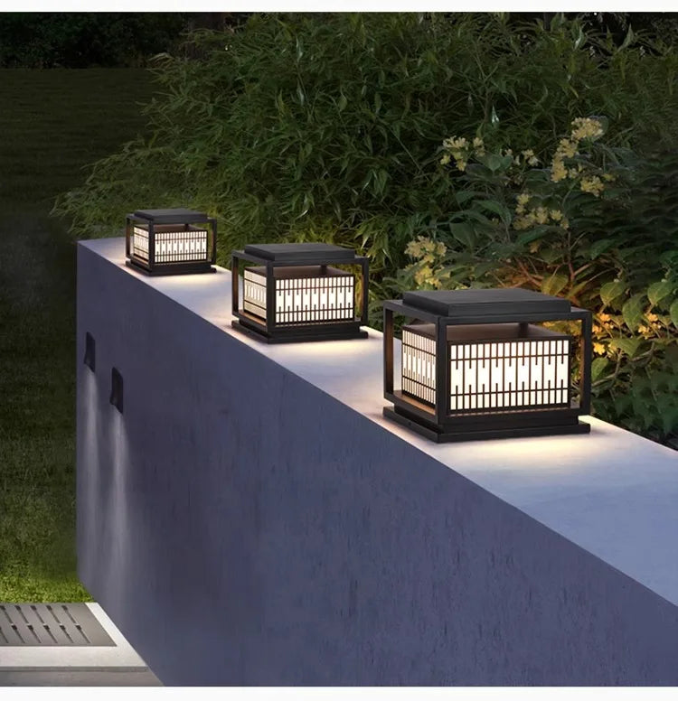 Nowoczesna lampa słupkowa LED do ogrodu