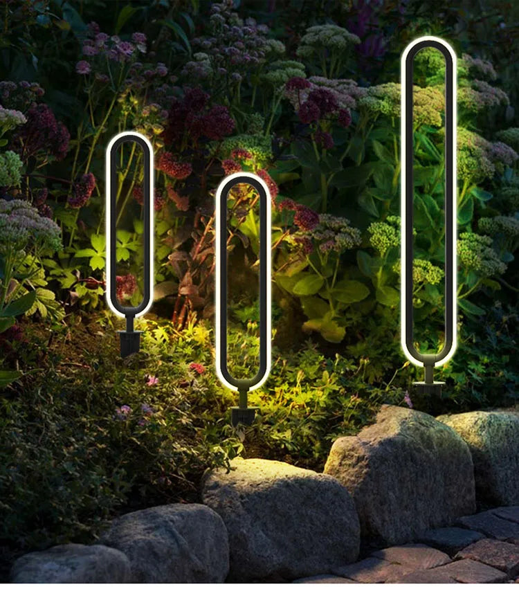 Minimalistyczna lampa słupkowa LED do ogrodu