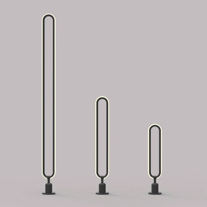 Minimalistyczna lampa słupkowa LED do ogrodu