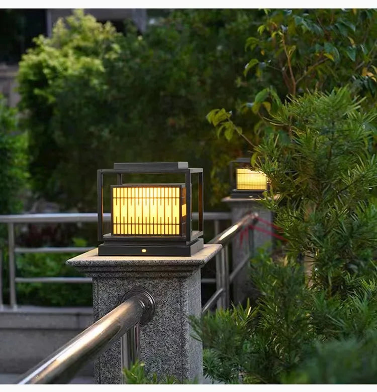 Nowoczesna lampa słupkowa LED do ogrodu